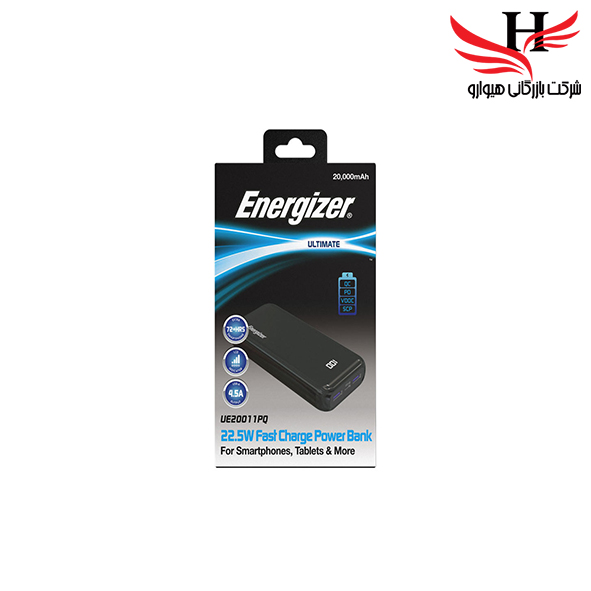 تصویر پاور بانک انرجايزر فست ENERJAYZER UE20011PQ-20000